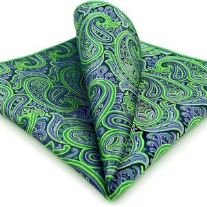 🌙 B20- S&W SHLAX&WING Paisley Pocket handkerchief